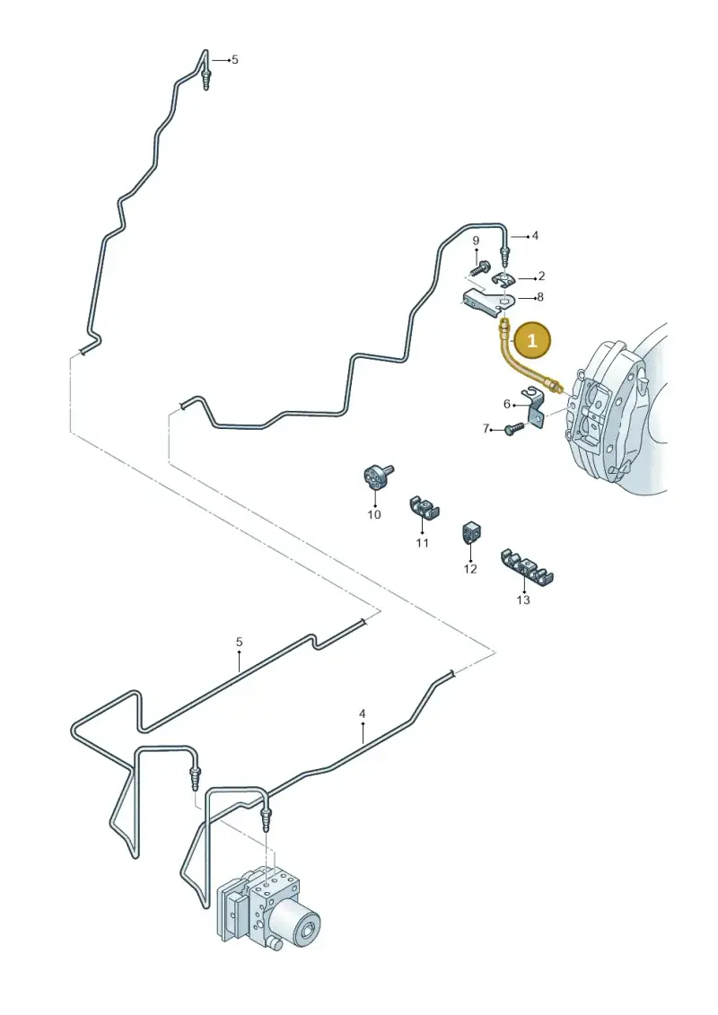 420611775A — Audi R8 qu. 5.2 (2012-2015) diagram 618611300, position 1