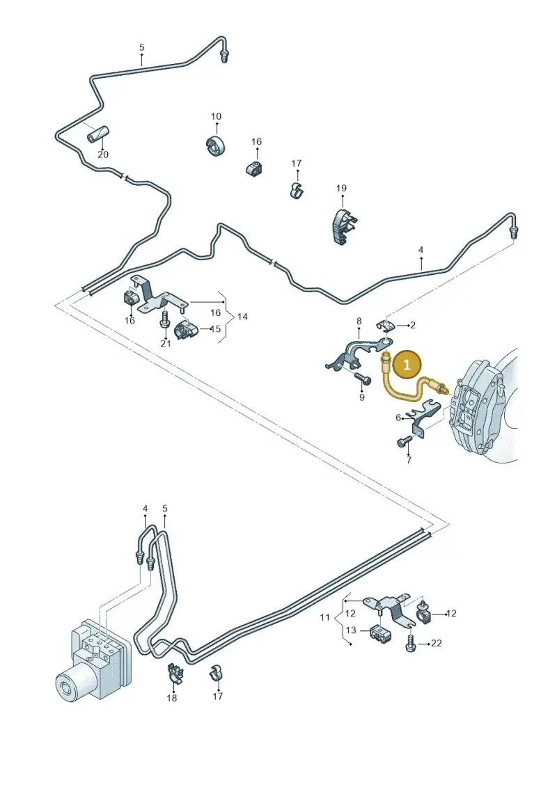 420611775A — Audi R8 Spyder (2015-2024) diagram 872611300, position 1