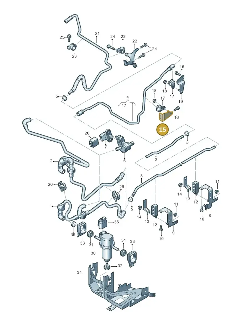420611791C — Audi R8 qu. 5.2 (2012-2015) diagram 618611700, position 15