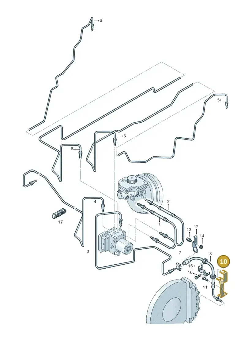 420611845B — Audi R8 qu. 5.2 (2012-2015) diagram 618611200, position 10