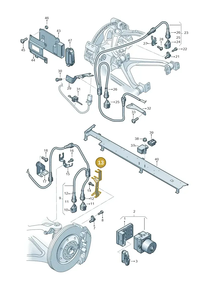 420611846B — Audi R8                08> (2007-) diagram 618927000, position 13