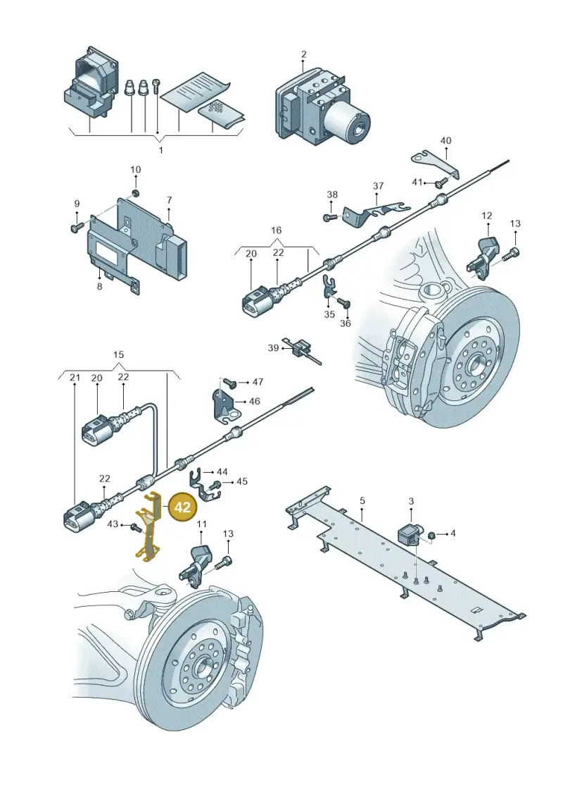 420611846B — Audi R8 qu. 5.2 (2012-2015) diagram 752927000, position 42