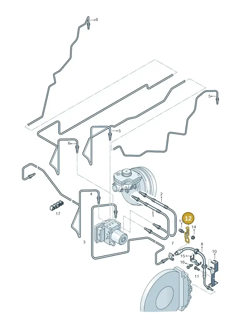 420611848E — Audi R8 qu. 5.2 (2012-2015) diagram 618611200, position 12
