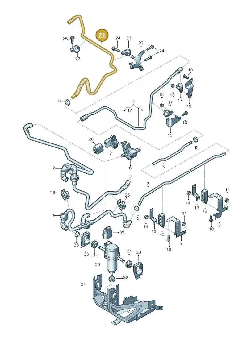 420611931E — Audi R8 qu. 5.2 (2012-2015) diagram 618611700, position 21