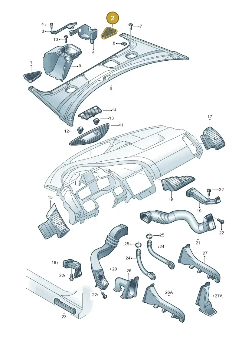 420819104A4PK — Audi R8 qu. 5.2 (2012-2015) diagram 618819300, position 2