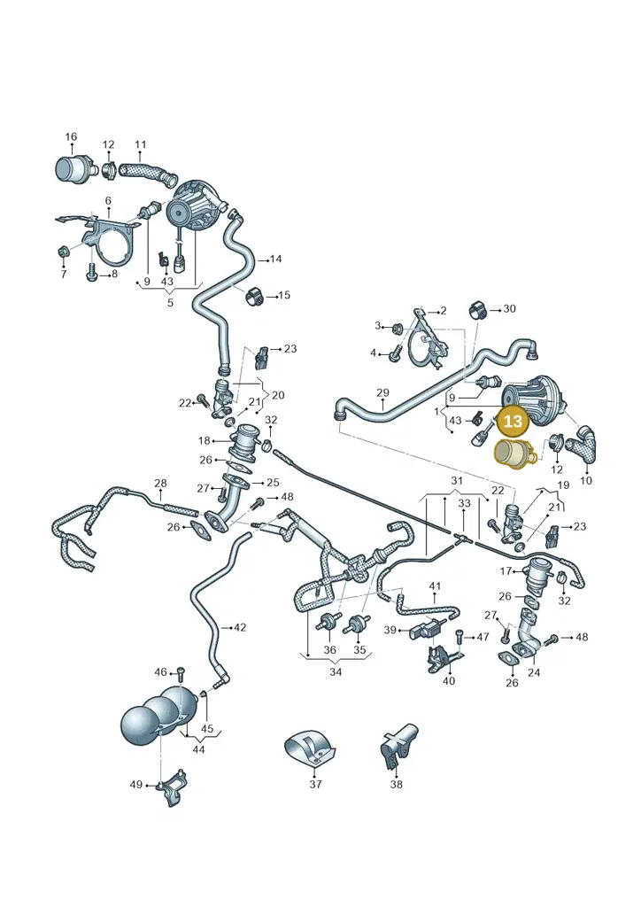420906321 — Audi R8 Spyder (2015-2024) diagram 872131350, position 13
