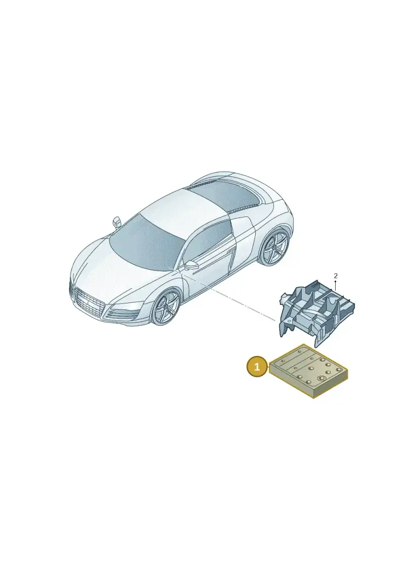 420907063 — Audi R8 qu. 5.2 (2012-2015) diagram 752907020, position 1