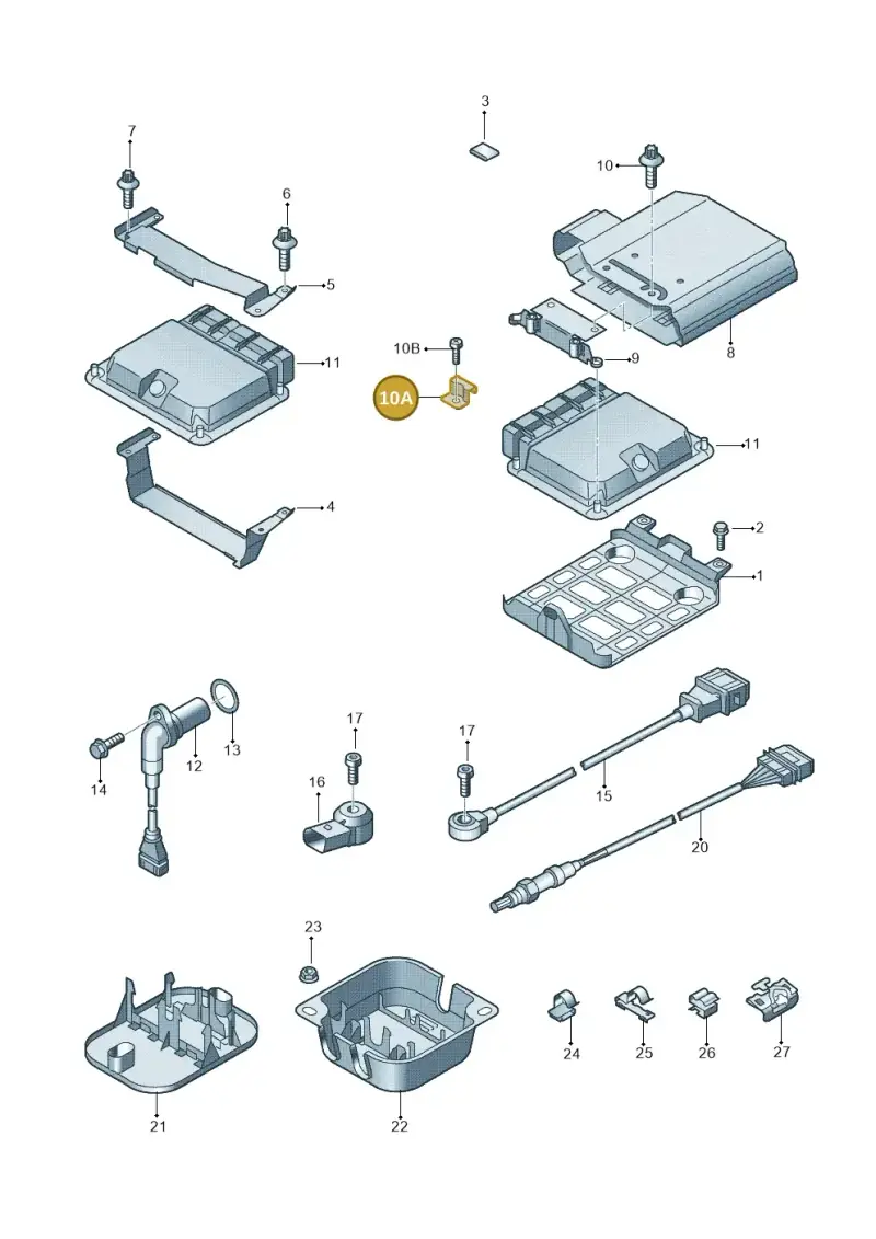 420907353 — Audi TT Coupe/Roadster 08> (2007-) diagram 609906000, position 10A