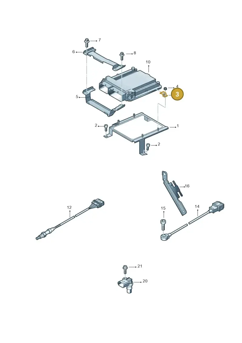 420907353 — Audi R8 qu. 5.2 (2012-2015) diagram 618906000, position 3