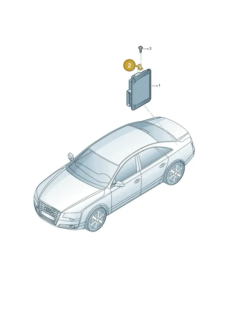 420907353 — Audi A8 (2013-2018) diagram 771907250, position 2