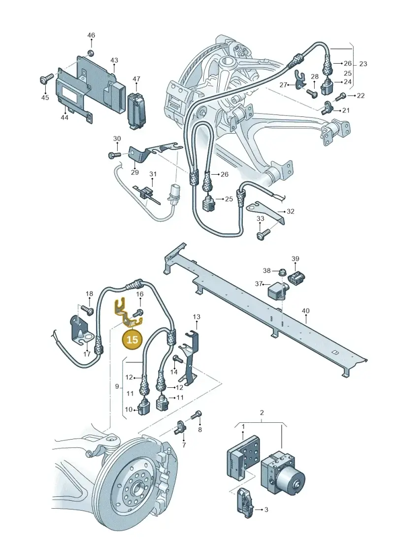 420971846C — Audi R8                08> (2007-) diagram 618927000, position 15