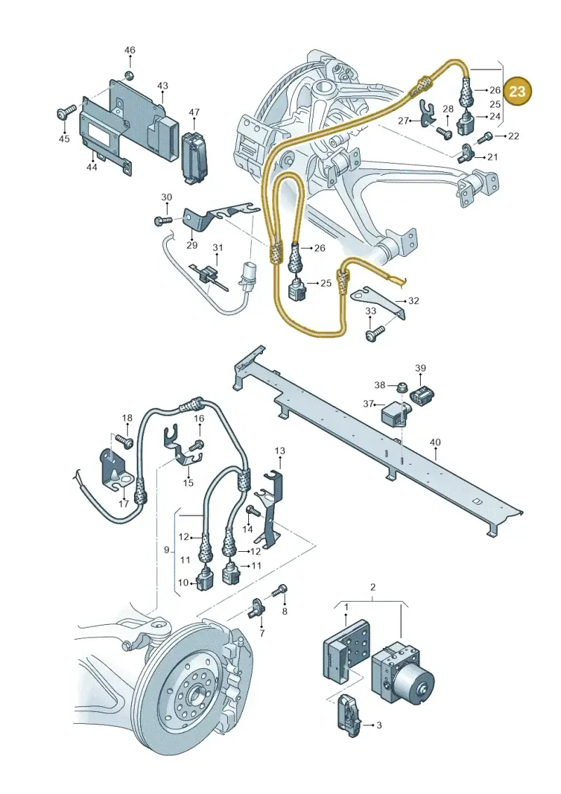 420972252A — Audi R8                08> (2007-) diagram 618927000, position 23