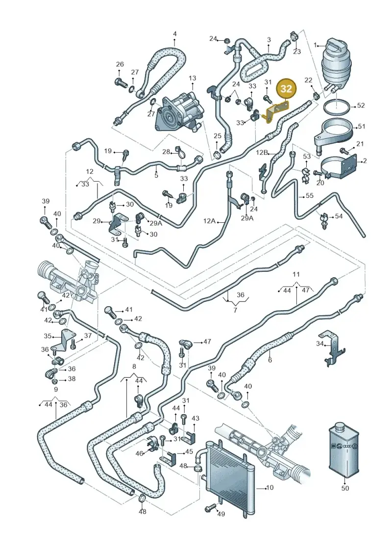 423422163B — Audi R8 qu. 5.2 (2012-2015) diagram 618422500, position 32