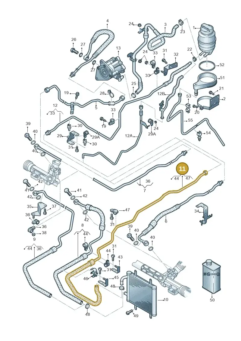 423422857D — Audi R8 qu. 5.2 (2012-2015) diagram 618422500, position 11