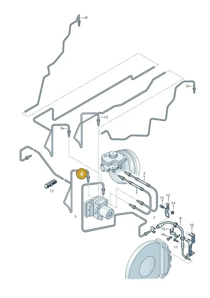 424611762A — Audi R8 qu. 5.2 (2012-2015) diagram 618611200, position 4