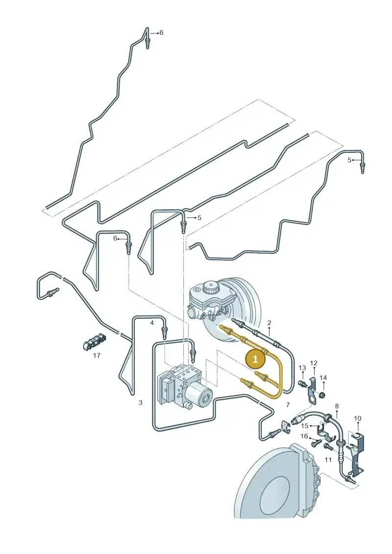 424614739A — Audi R8 qu. 5.2 (2012-2015) diagram 618611200, position 1