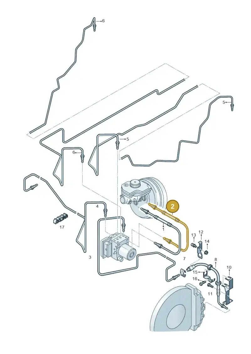 424614740A — Audi R8 qu. 5.2 (2012-2015) diagram 618611200, position 2