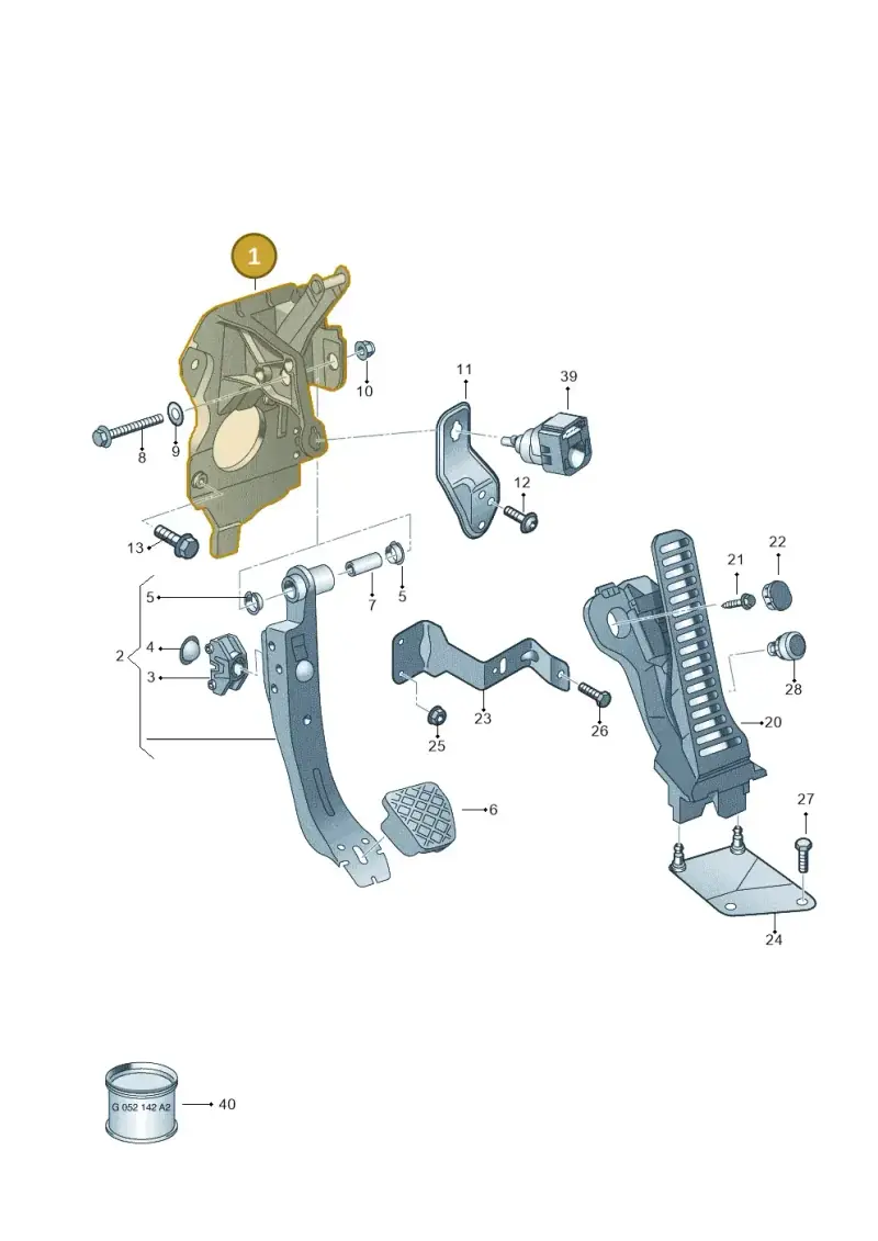 424721115B — Audi R8 qu. 5.2 (2012-2015) diagram 618721700, position 1