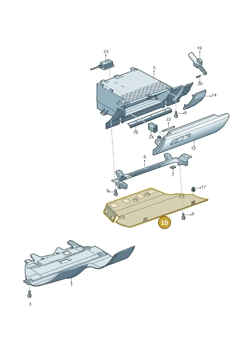 4248584336PS — Audi R8 qu. 5.2 (2012-2015) diagram 618857200, position 15