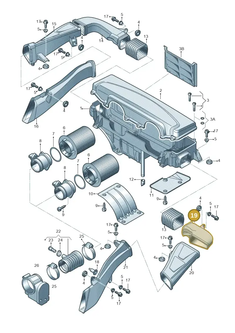 427129527A — Audi R8                08> (2007-) diagram 618133000, position 19