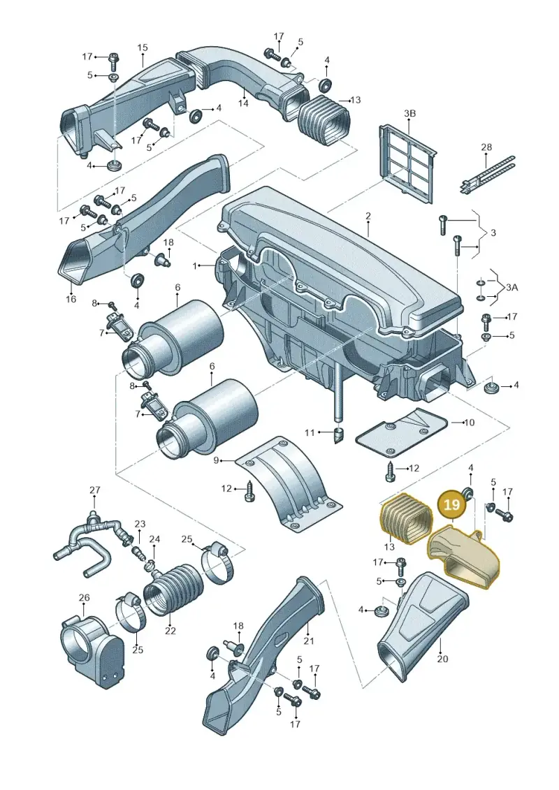 427129527A — Audi R8                08> (2007-) diagram 618133050, position 19
