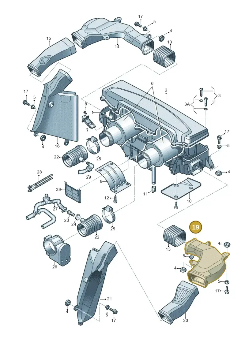 427129527A — Audi R8 qu. 5.2 (2012-2015) diagram 752133240, position 19