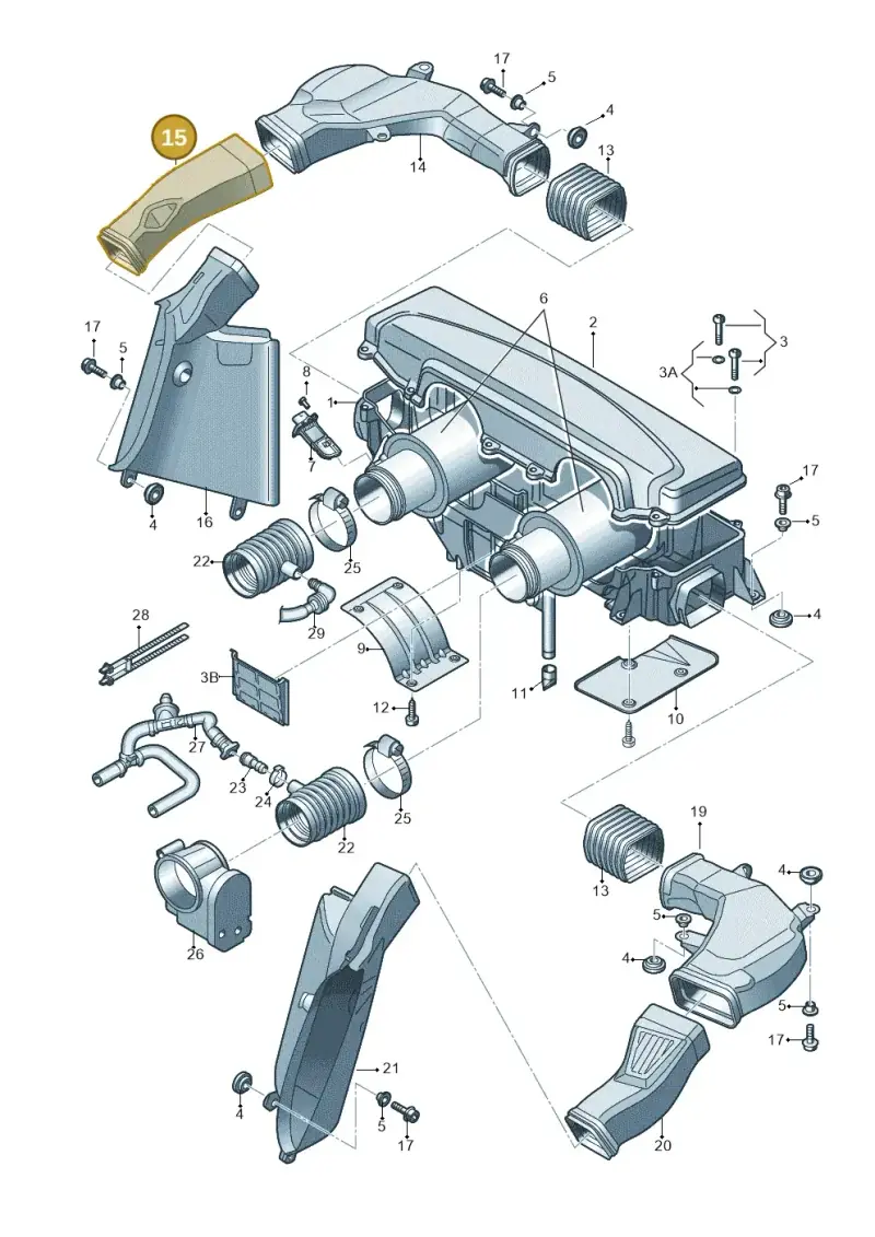 427129928A — Audi R8 qu. 5.2 (2012-2015) diagram 752133240, position 15