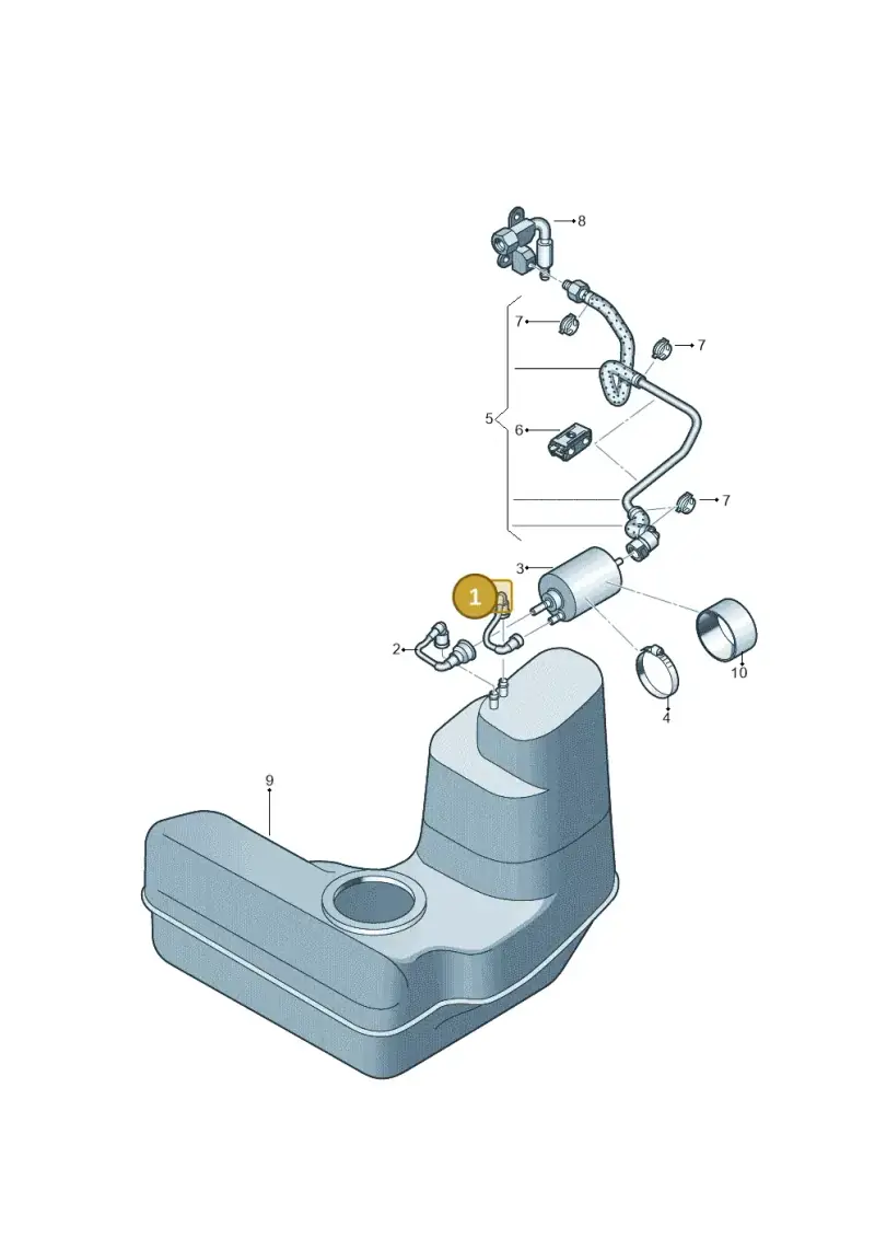 427201220A — Audi R8                08> (2007-) diagram 618201200, position 1