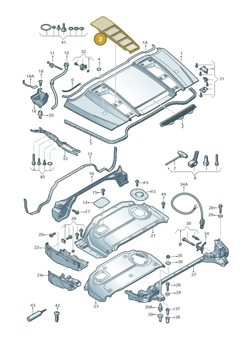 427825314B — Audi R8 qu. 5.2 (2012-2015) diagram 618825700, position 3