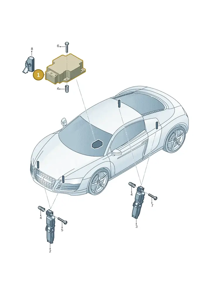 427959655Z0L — Audi R8 qu. 5.2 (2012-2015) diagram 618959300, position 1
