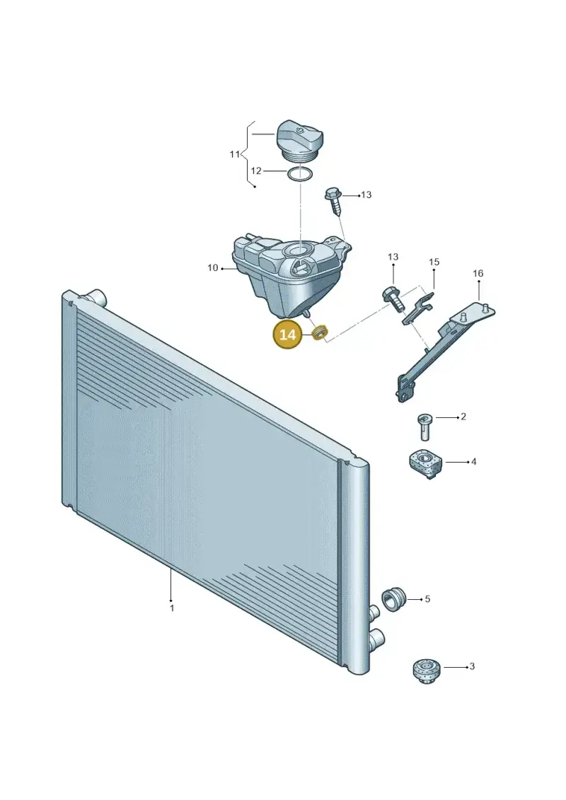 431129669 — Audi A8/S8/qu. lang    08> (2007-) diagram 291121700, position 14