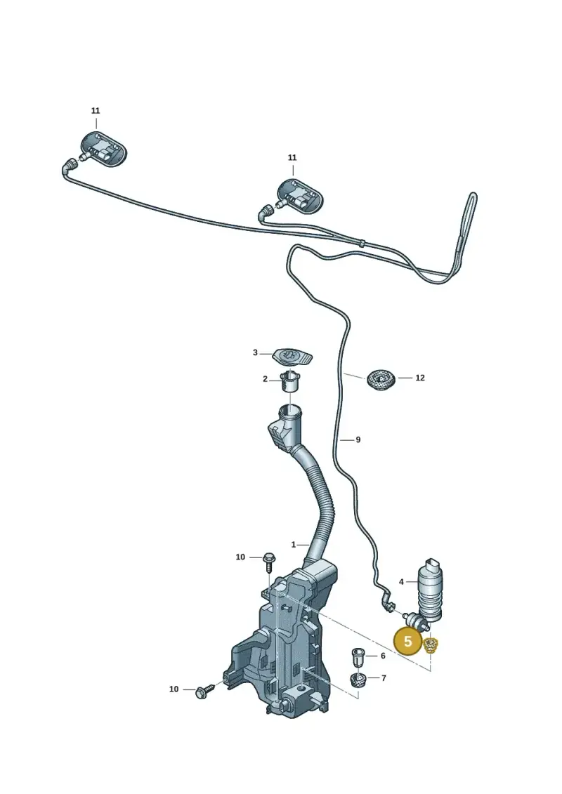 431955465 — Audi Q4 Sportback (2021-2022) diagram 89a955010, position 5