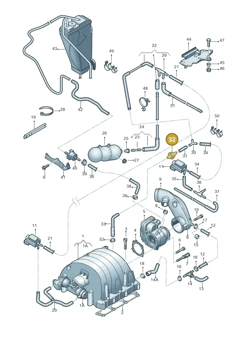 433862117 — Audi A6/S6/Avant/qu.   05> (2004-) diagram 448133630, position 32