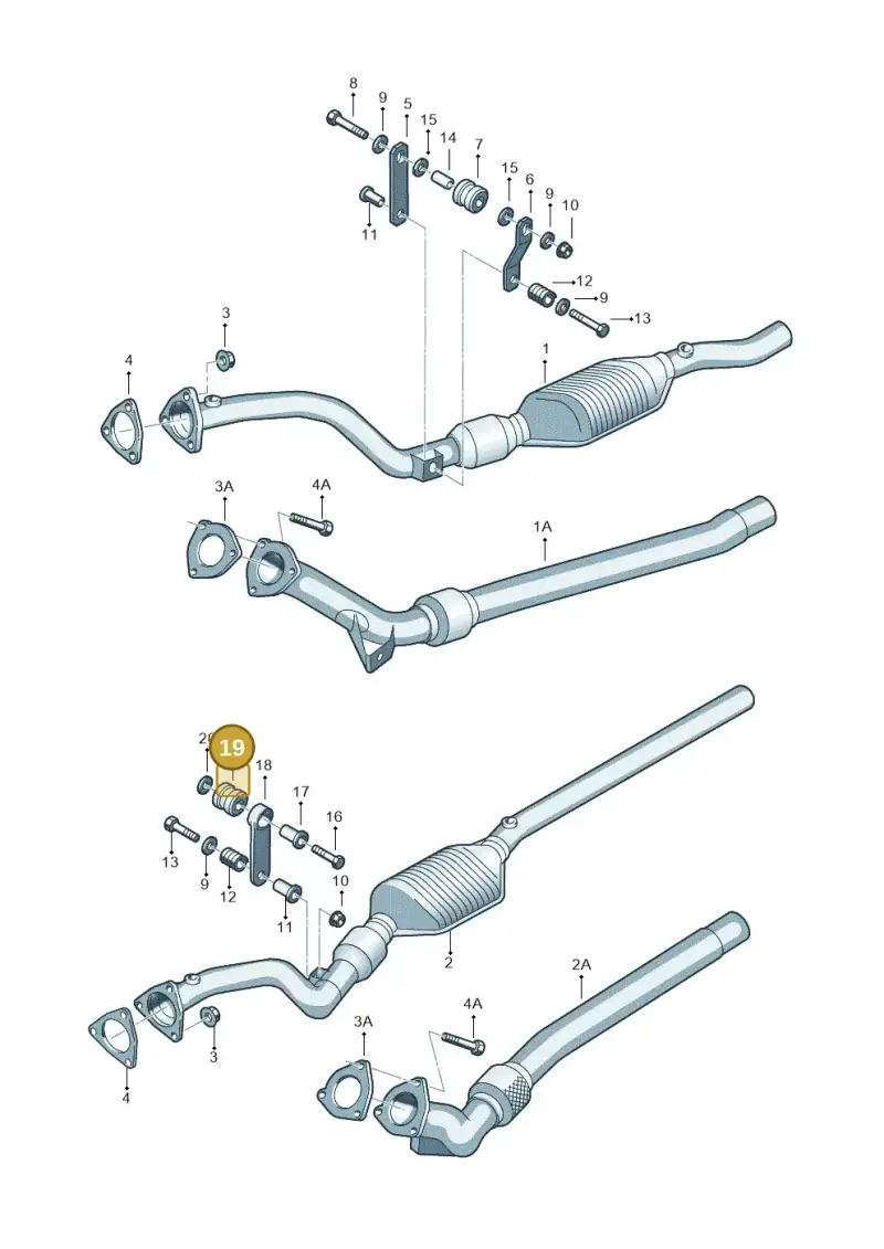 443253149B — Audi A6/Wagon/quattro (2001-2004) diagram 195253750, position 19