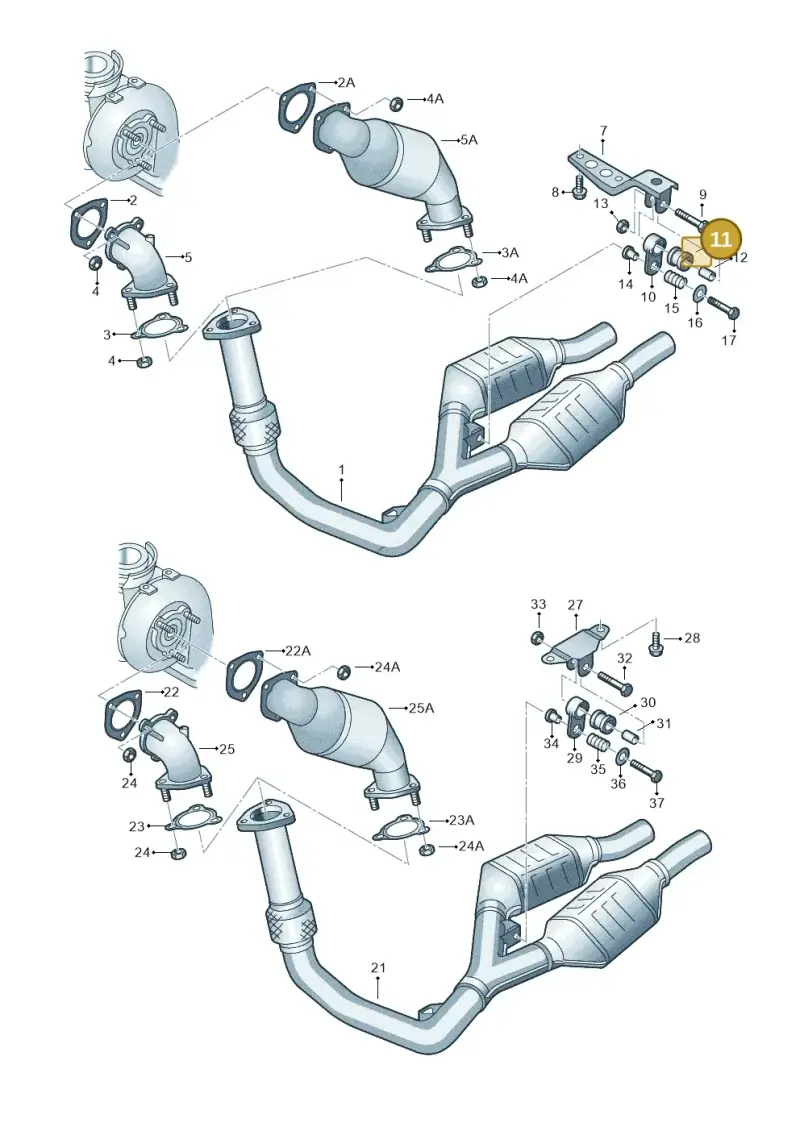 443253149B — Audi A6 Allroad qu. (2000-2005) diagram 264253670, position 11
