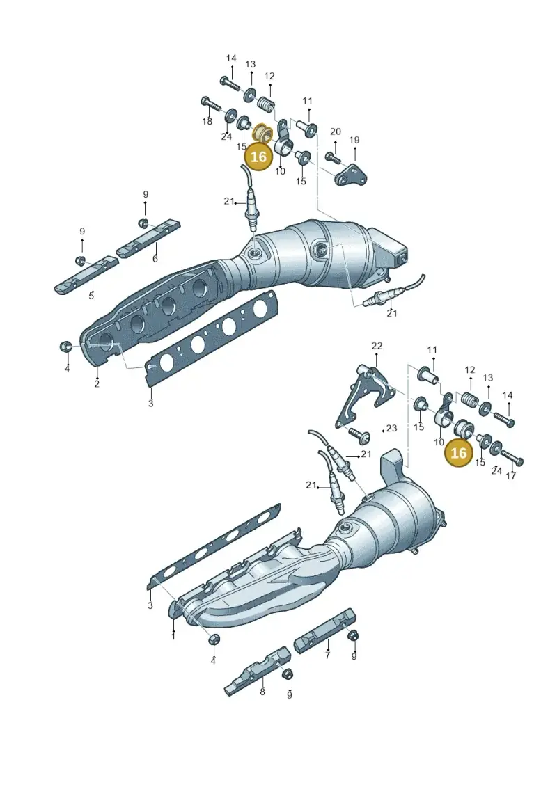 443253149B — Audi A6 2.7 TDI (2008-2011) diagram 603253320, position 16
