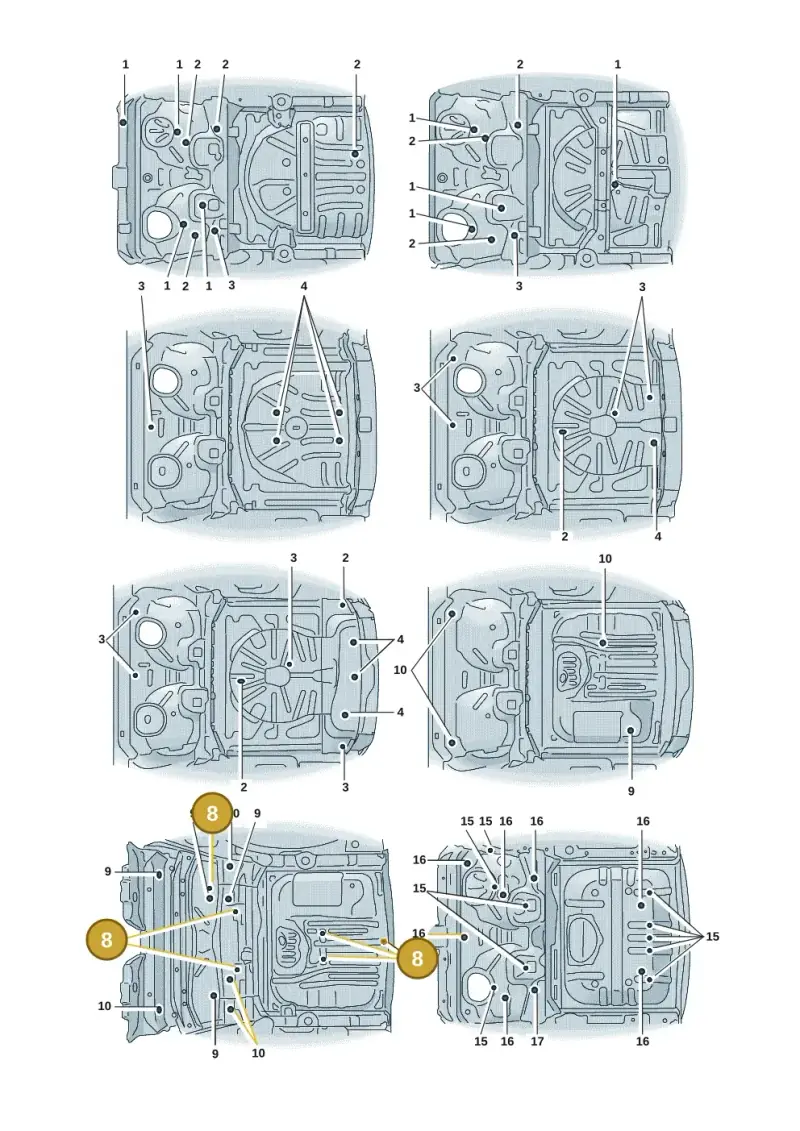 443817429 — Audi A3 Sportback (2019-2021) diagram 596803037, position 8