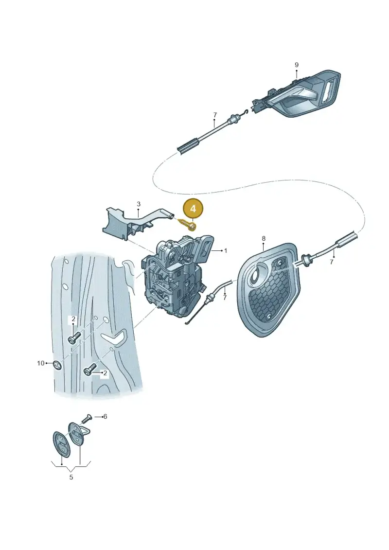 443817429 — Audi RSQ3 Sportback (2019-2024) diagram 597837030, position 4