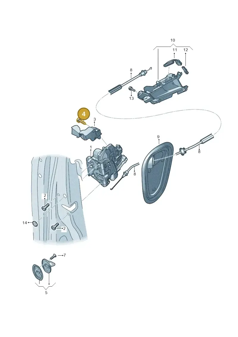 443817429 — Audi RS4 Avant (2017-) diagram 849837300, position 4