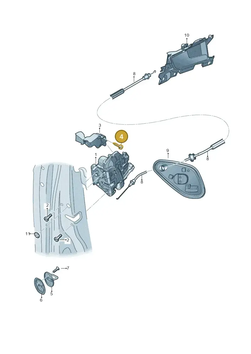 443817429 — Audi RS5 Sportback (2017-) diagram 897837300, position 4
