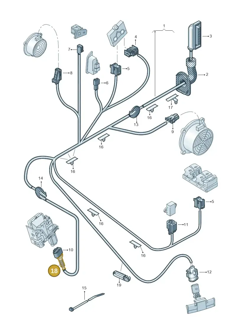 443906102B — Audi Q5 qu. 2.0 TDI (2012-2017) diagram 647972330, position 18