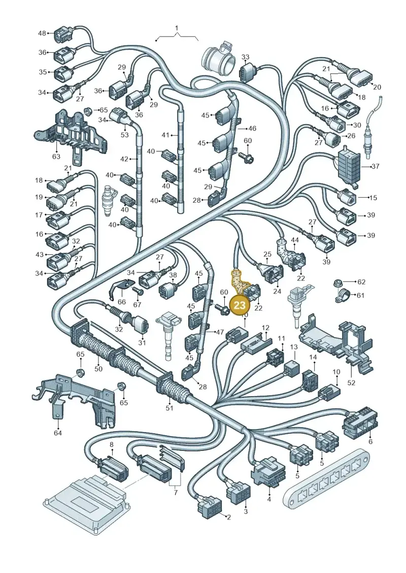 443906102C — Audi A6/Wagon/quattro (2001-2004) diagram 264971400, position 23