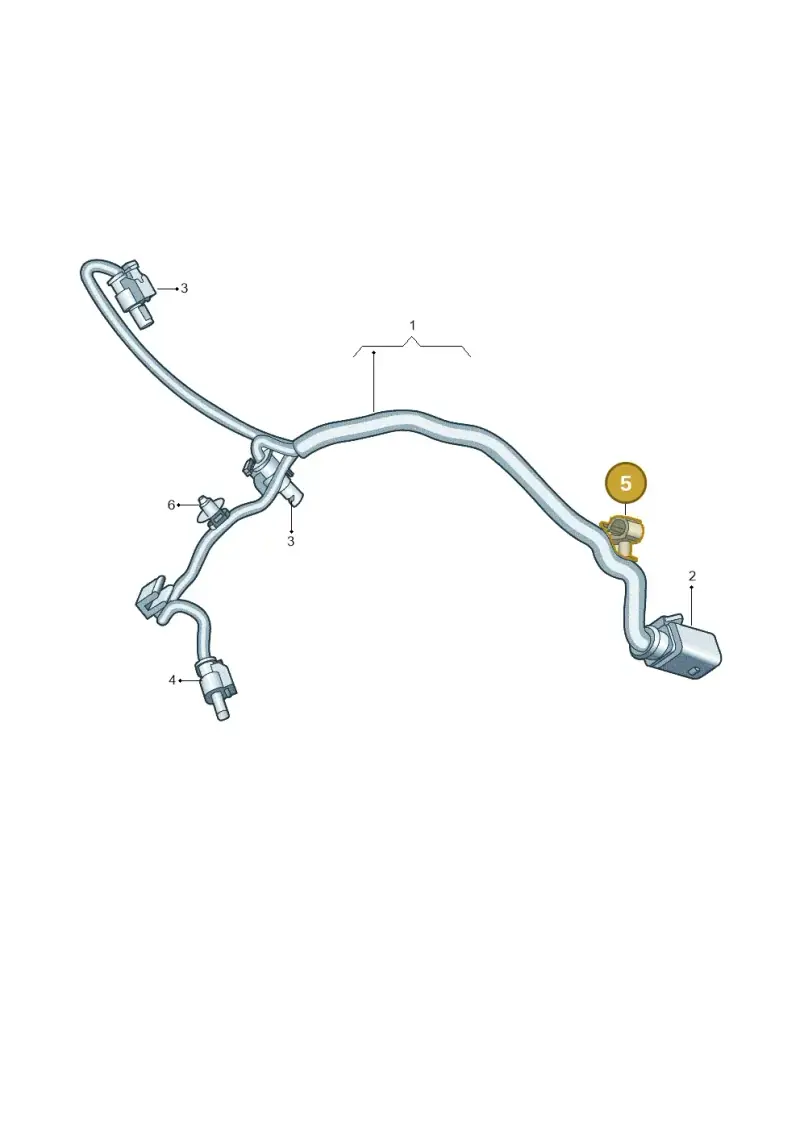 443957818C — Audi A6 2.0 (2018-) diagram 849971500, position 5