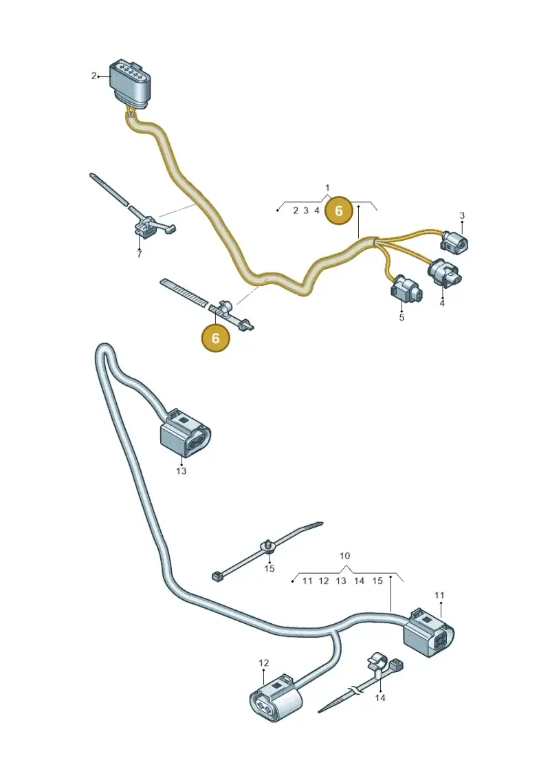 443957818C — Audi RS6 Avant (2019-) diagram 538971200, position 6