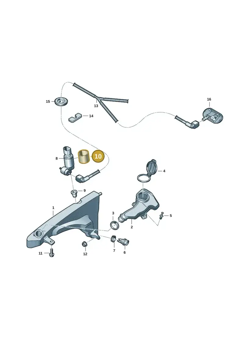 447857991J — Audi RSQ3 Sportback (2019-2024) diagram 597955015, position 10