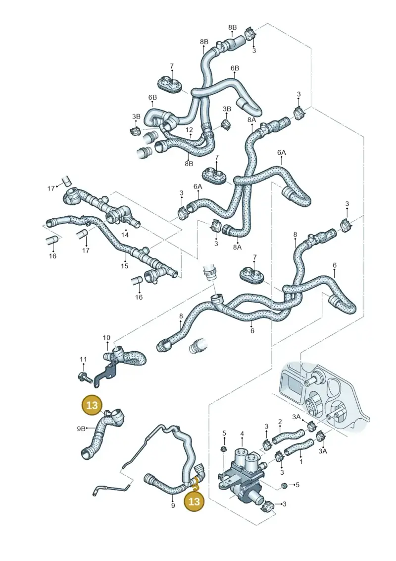 4A0121093 — Audi A6 QU.ALLROAD     07> (2006-) diagram 448819630, position 13