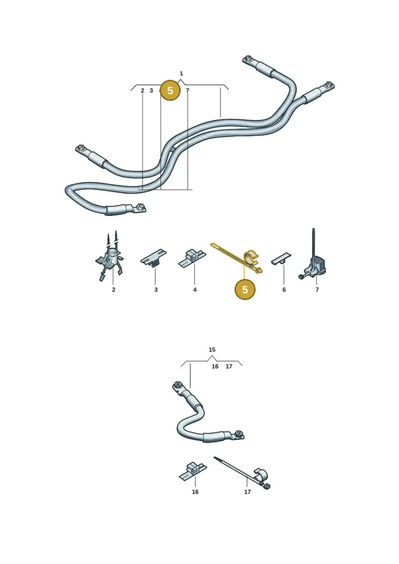 4A0121093 — Audi A5 Limo 2.0 (2024-) diagram 8wk972010, position 5
