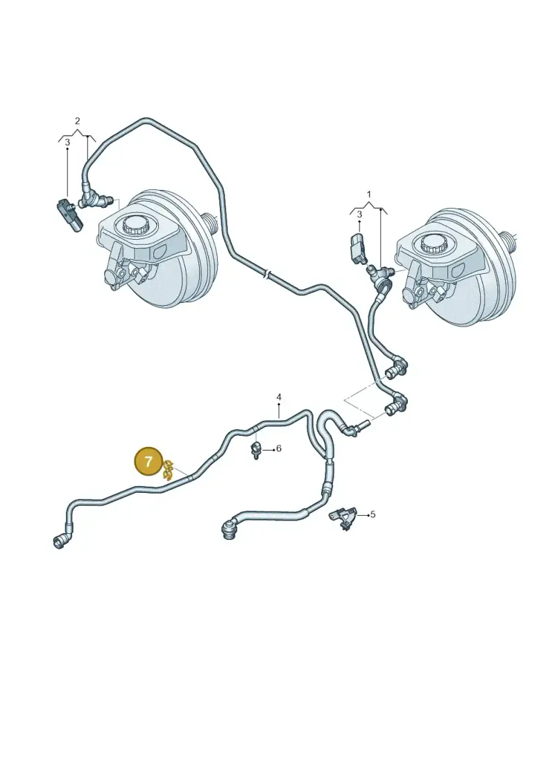 4A0820199 — Audi RS6 Avant (2019-) diagram 538611700, position 7