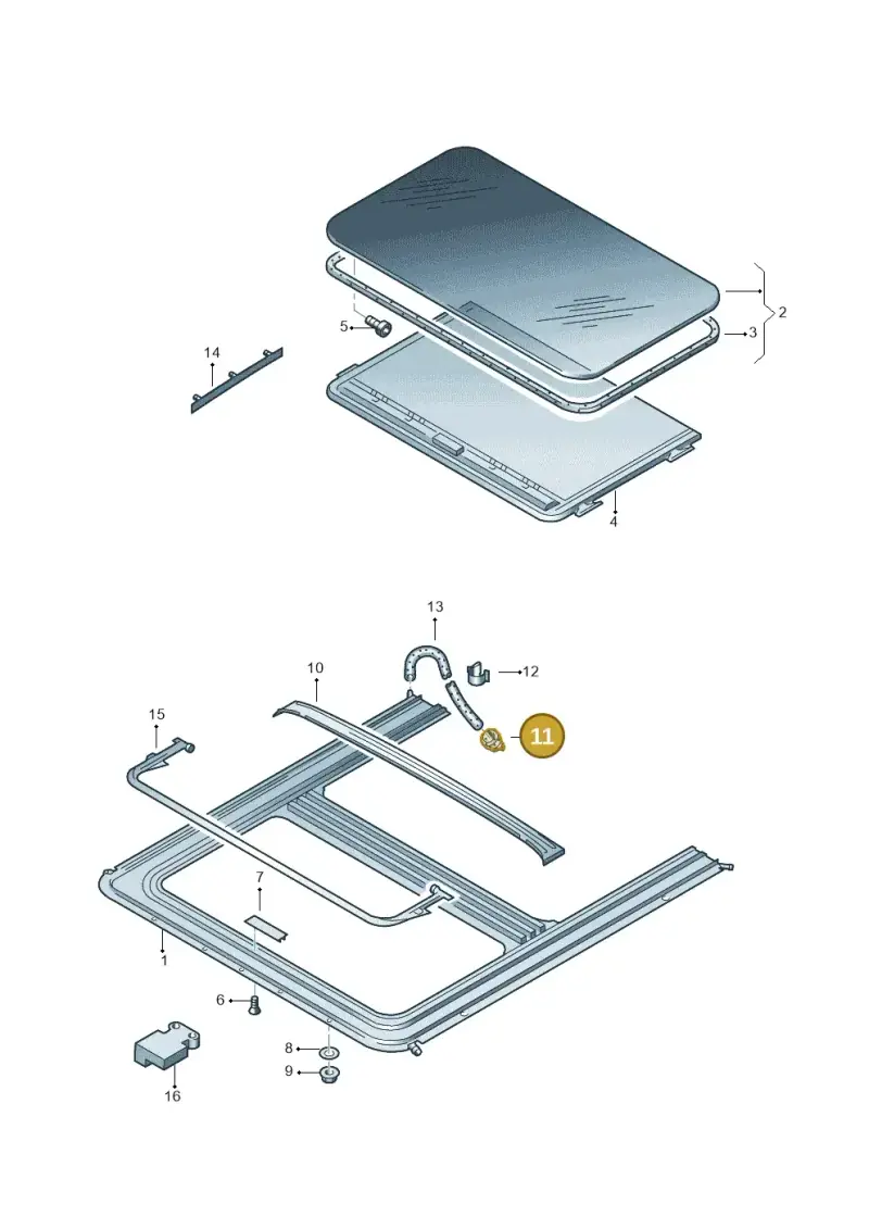 4A0877241B — Audi A3/S3/QUATTRO (1996-2000) diagram 156877000, position 11
