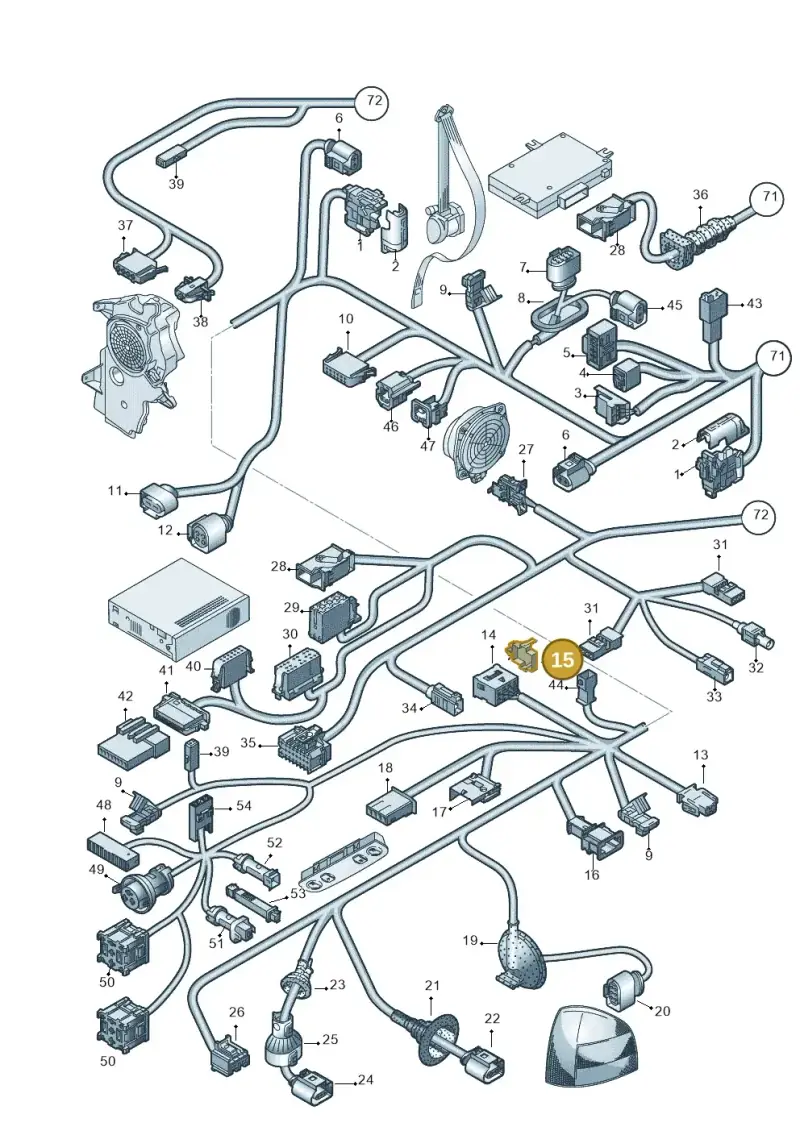 4A0937545C — Audi A3/S3/quattro (2005-2007) diagram 412971830, position 15